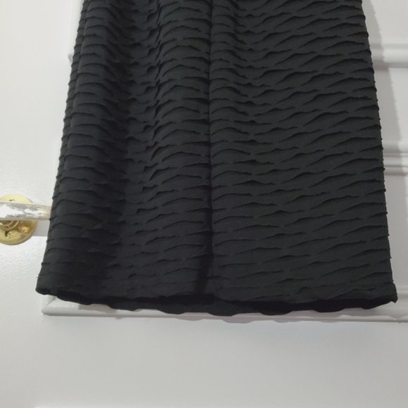 FRANK LYMAN Metallic Beaded Ring Neck Sweetheart Chiffon Tiered Dress- S… - Picture 9 of 15